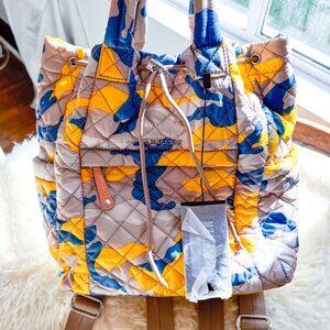 NWT: MZ Wallace Metro Convertible Backpack Small Spring Camo REC